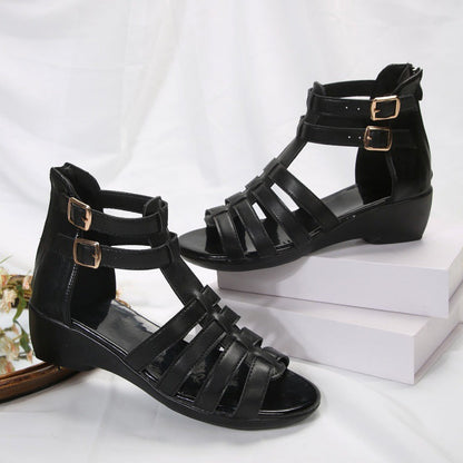 Elegante Keilsandalen mit Hohlsaum von Andrea Serena
