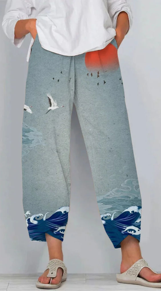 Artful Linen Andrea Serena 3D-Musterhose