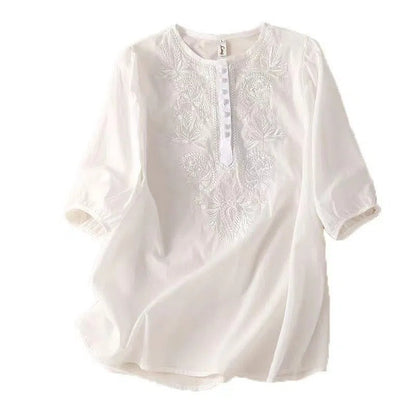 Andrea's™ | Bluse im Vintage-Look mit lockerem Design