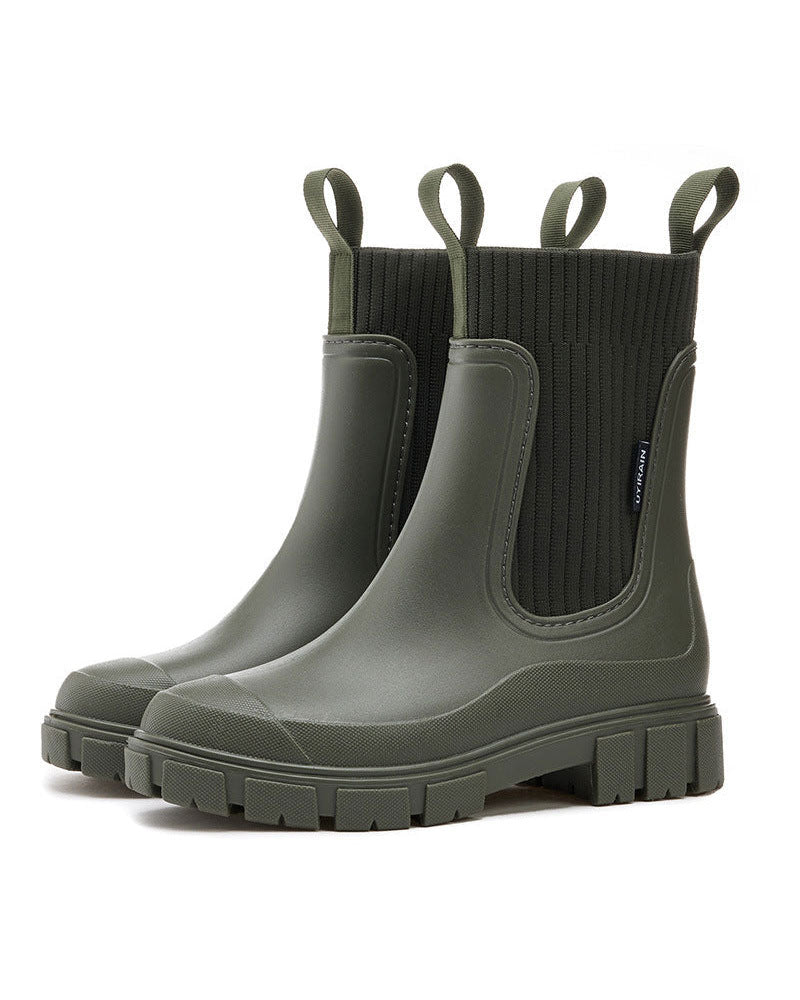 Andrea's™ | Stiefel Wasserdicht Rutschfest Dicke Sohle Mittelschaft
