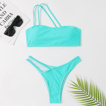 Schickes Andrea Serena Bikini-Set mit einem Träger