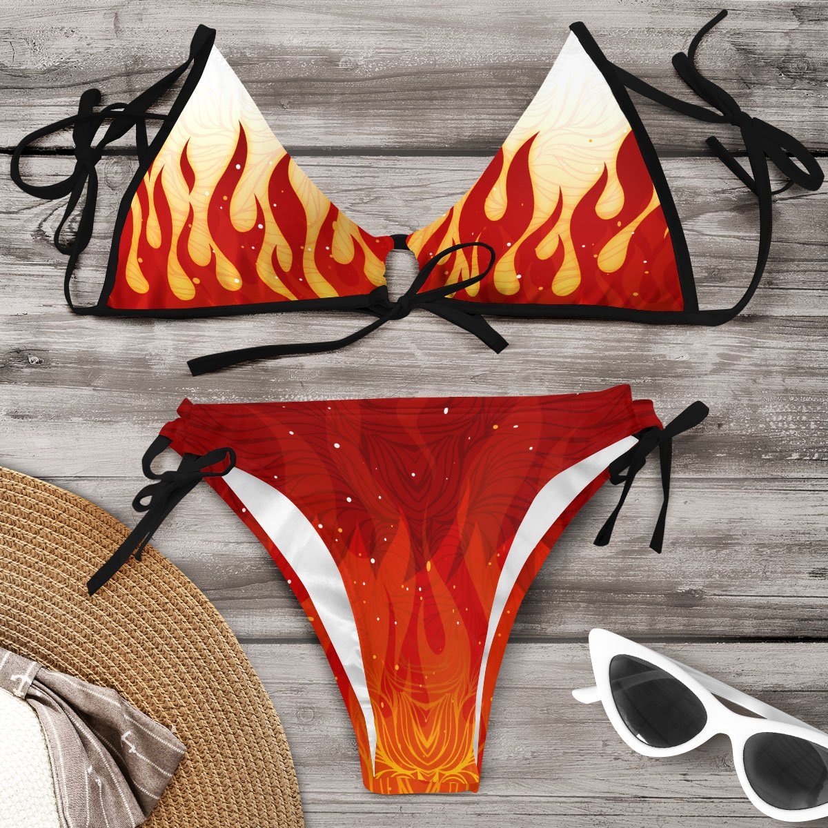 Strahlendes, von Pinterest inspiriertes Bikini-Set von Andrea Serena