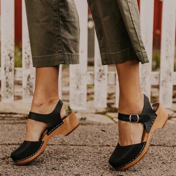 Andrea's™ | Damen-Plateausandalen mit geschlossenem Zehenbereich