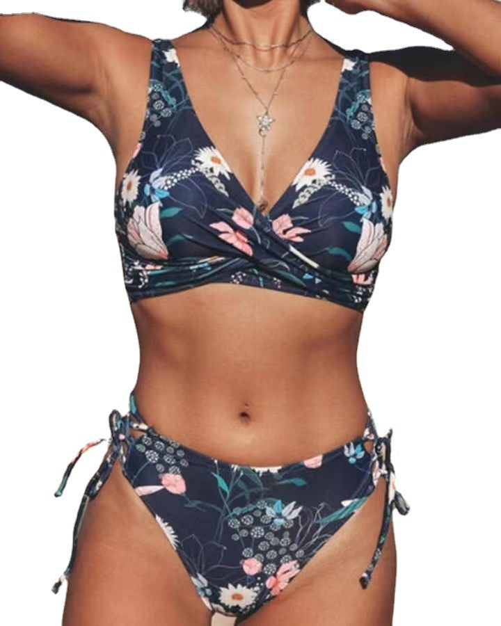 Andrea Serena Bikini-Set mit Blumenmuster und perfekter Passform