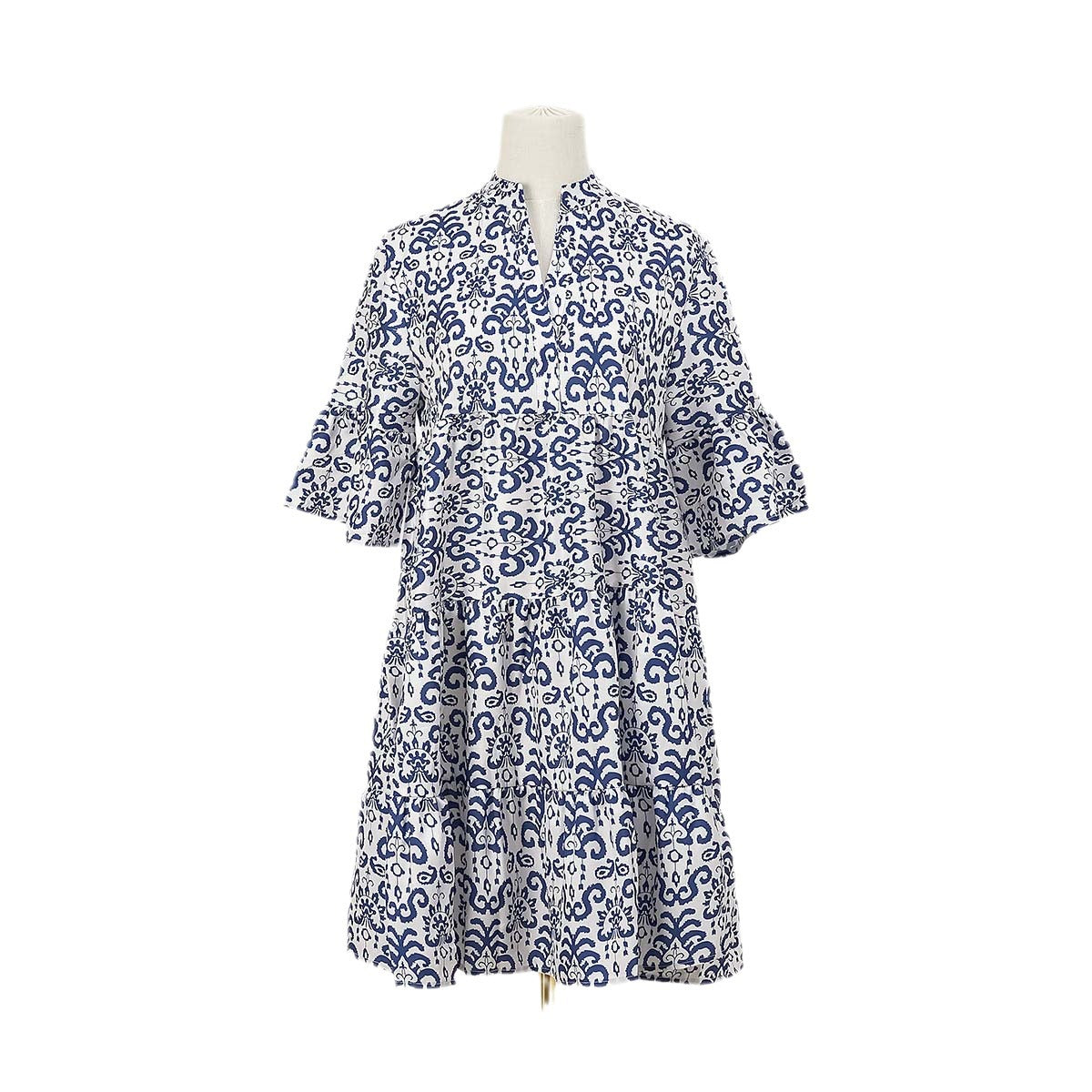 Boho-Sommerkleid mit V-Ausschnitt von Andrea Serena