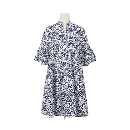Boho-Sommerkleid mit V-Ausschnitt von Andrea Serena