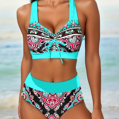Vibrant High Waist Bikini by Andrea Serena