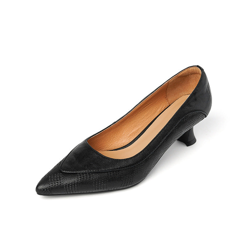 Elegante spitze Lederpumps von Andrea Serena