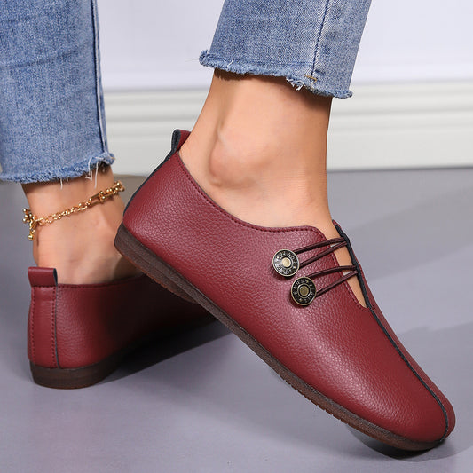 Andrea's™ | Lässige Slip-on Ballerinas mit eckiger Spitze