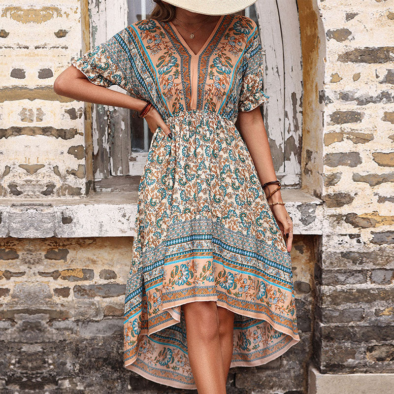 Vintage-Kleid mit Blumenmuster von Andrea Serena für den Sommer