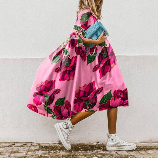 Andrea's™ | Bequemes Boho-Sommer-Midikleid