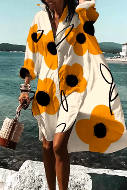 Lunaria™ | Luftiges Blumenkleid mit fließender Silhouette